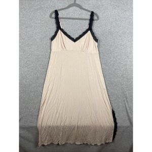 Soma Slip Dress Nightgown Womens Size L Coquette Romantic Quiet Luxury Classic